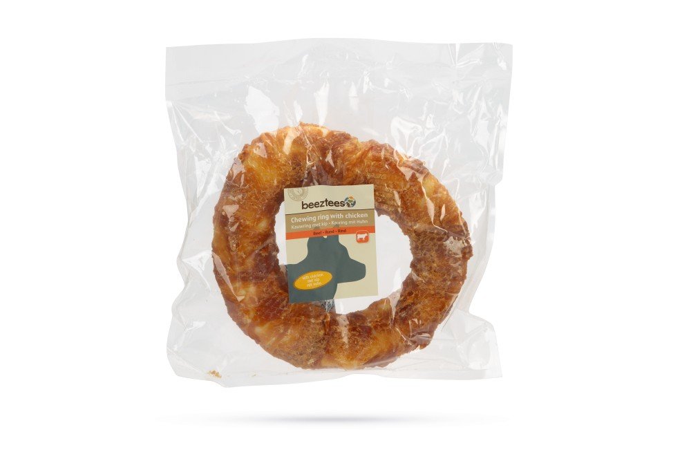 Beeztees Culinair Kauwring met Kip - 19cm
