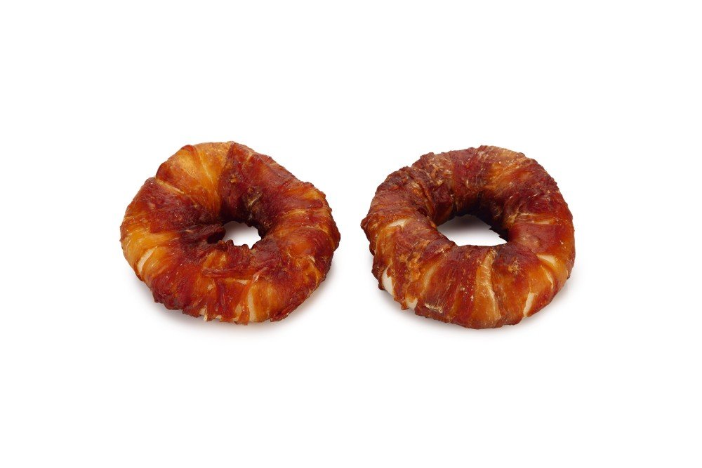Beeztees Culinair Kauwring met Eend - 7,5cm - 2st - Afbeelding 2