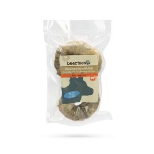 Beeztees Culinair Kauwring met Vis - 7,5cm - 2st